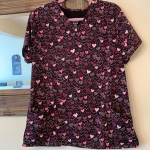 Willow Brook scrub top. Size L. NWOT